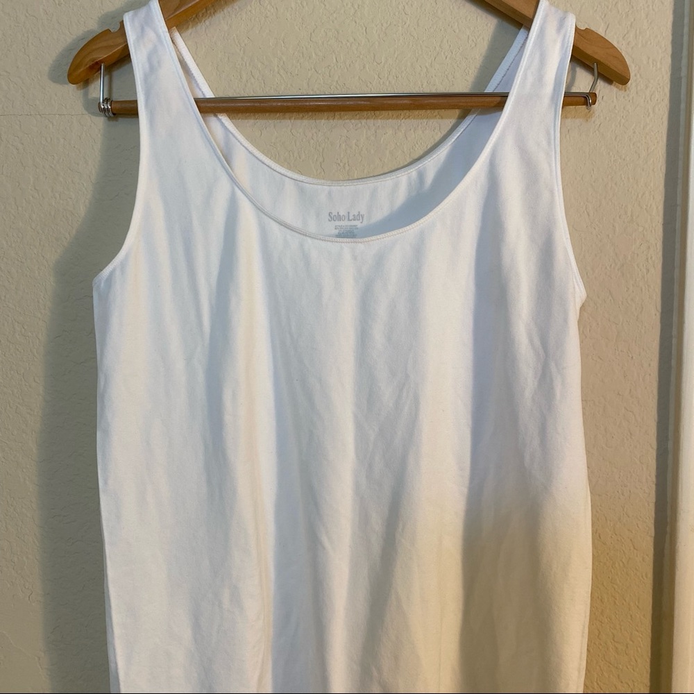 Soho Lady white tank L-XL